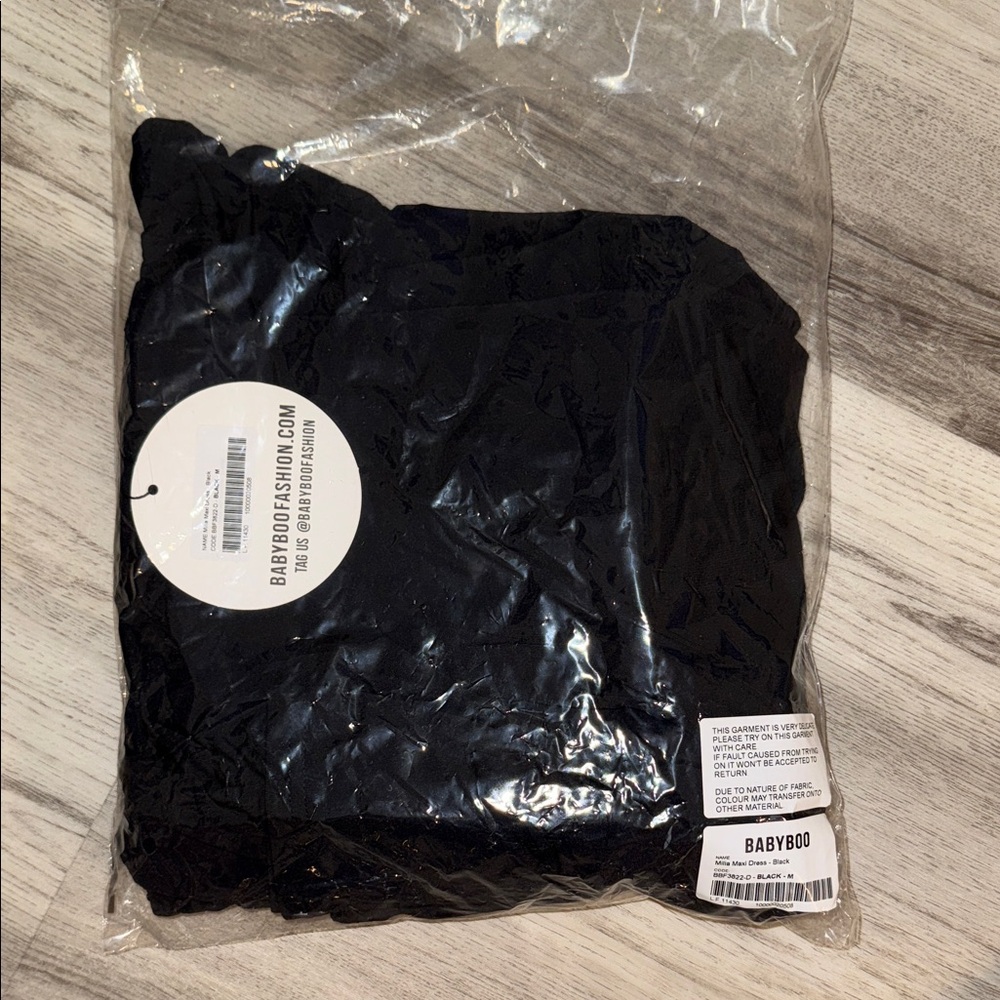 MILIA MAXI DRESS - BLACK - Picture 3 of 5